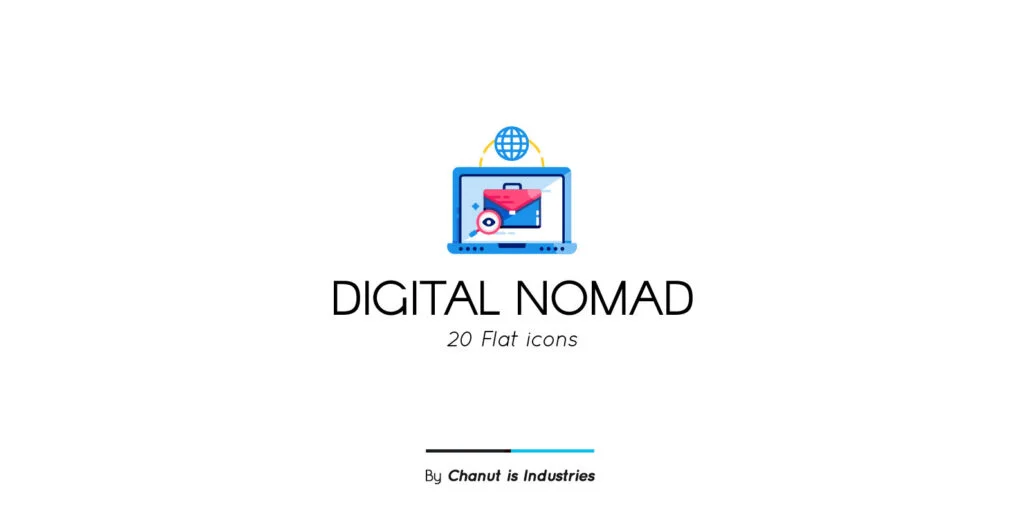 Digital Nomad Premium Icon Pack Graphics - Image 2