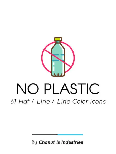 No Plastic Premium Icon Pack Graphics - Image 1