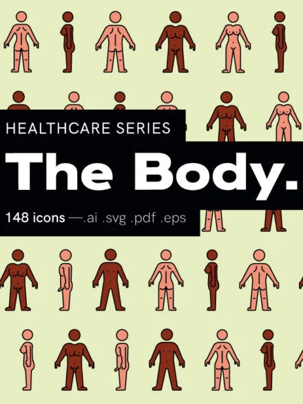 The Body – Healthcare Icons Graphics - Image 1