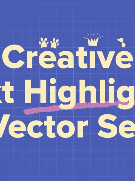 Creative Text Highlights Vector Set Graphics - Image 6