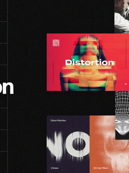 Glitch & Distortion Effects Bundle Graphics - Image 6