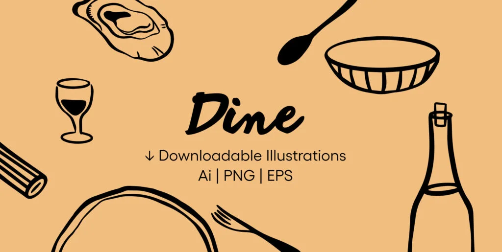 Dine – Illustration Bundle Graphics - Image 1