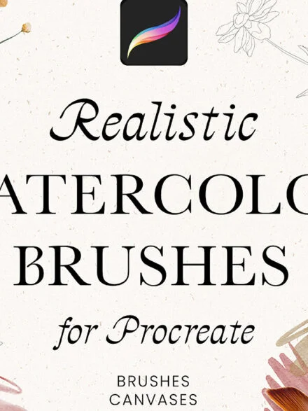 Realistic Watercolor Procreate Brushes Graphics - Image 11