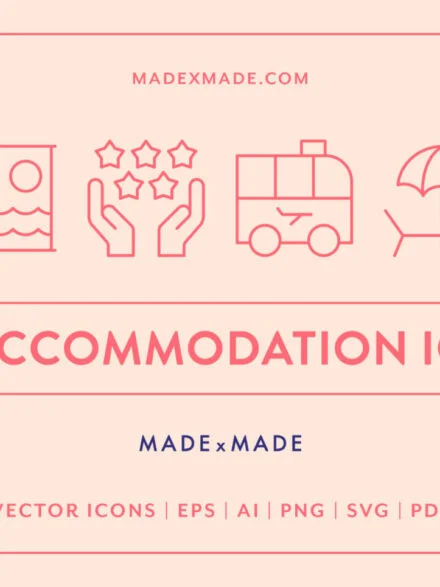 Accomodation Icons Graphics - Image 8