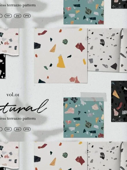 Natural Terrazzo Patterns Graphics - Image 6