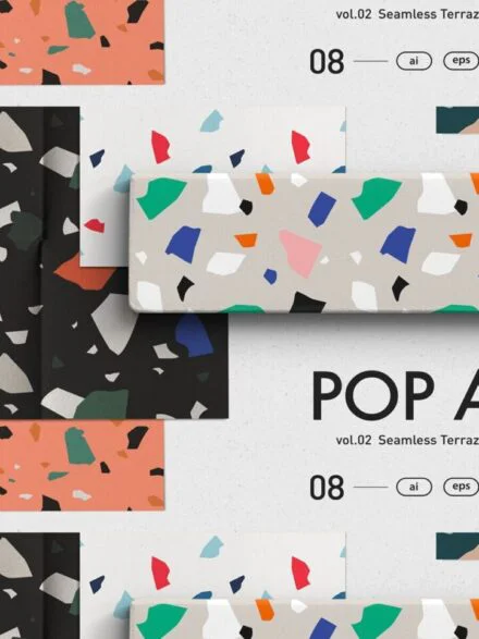 Pop Art Terrazzo Graphics - Image 9