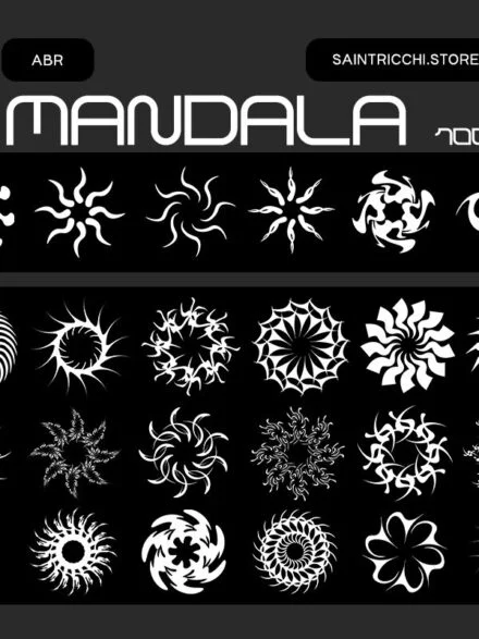 Acid Mandala – vector shapes Graphics - Image 11