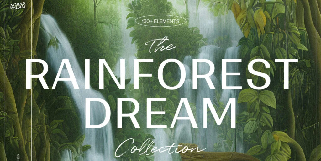 Rainforest Waterfalls Dream Graphics - Image 2