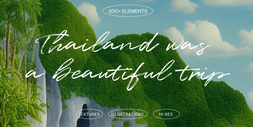 Thailand was a beautiful trip Graphics - Image 1