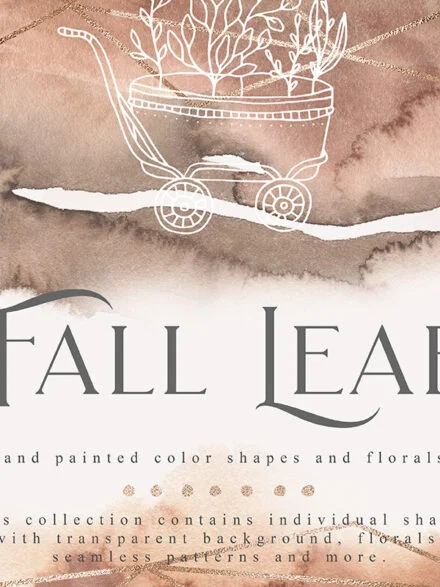 Fall Leaf Collection Graphics - Image 10