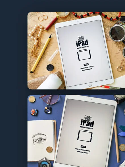 iPad PSD Mockup Template Set Graphics - Image 4