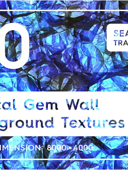 20 Crystal Gem Wall Backgrounds Graphics - Image 5