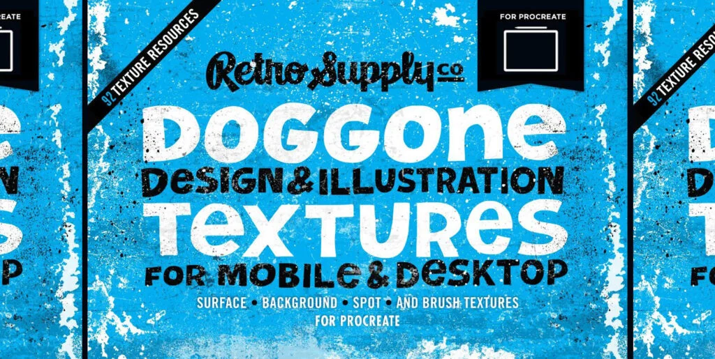 Doggone Design & Illustration Textures for Procreate Graphics - Image 1