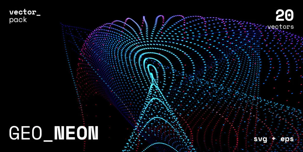 GEO_NEON Vector Pack Graphics - Image 1