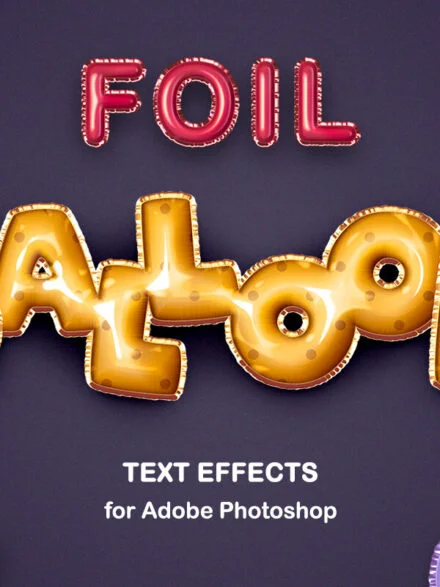 Foil Balloon Text Effects Graphics - Image 7