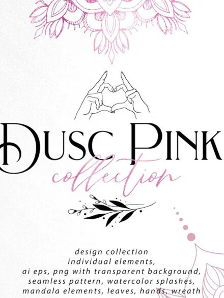 Dusc Pink Collection Graphics - Image 12
