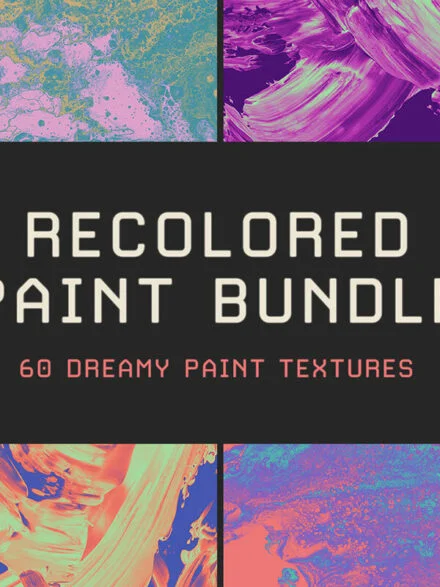Recolored Paint Bundle – 60 Dreamy Paint Textures Graphics - Image 6