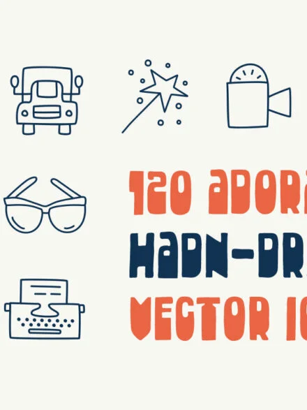 Adorable Hand-Drawn Vector Icons Graphics - Image 8