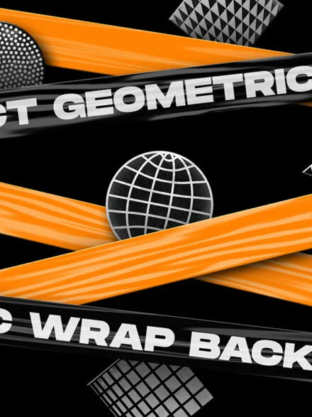 Abstract Shapes & Plastic Wrap Backgrounds Graphics - Image 11