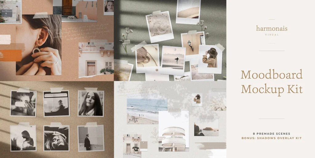 Moodboard Mockup Kit Graphics - Image 2