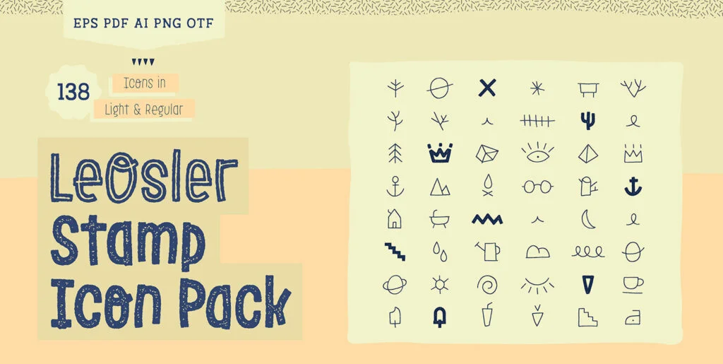 LeOsler Stamp Icon Pack Graphics - Image 1