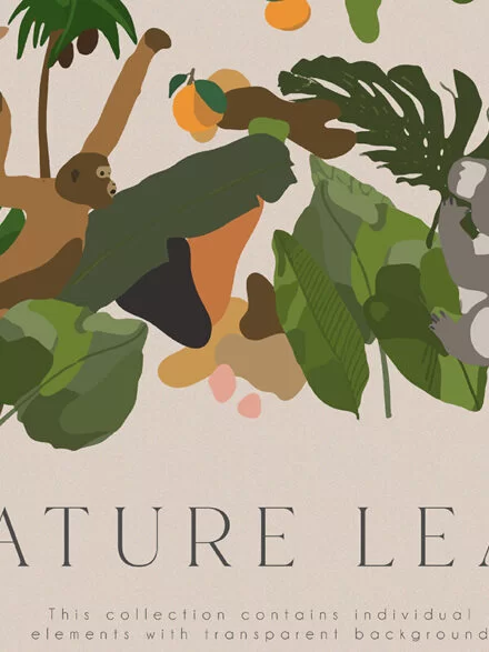 Nature Leaf Collection Graphics - Image 2