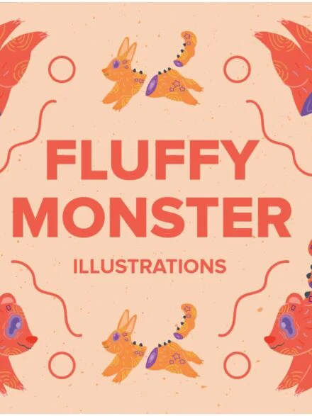 Fluffy Monster Graphics - Image 5