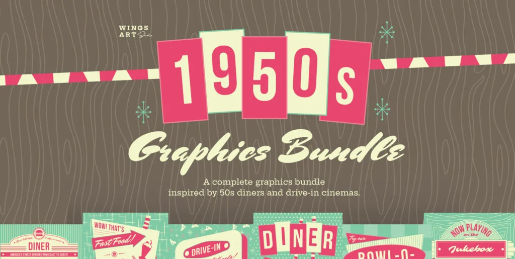 The Complete 1950s Graphics Bundle Graphics - Image 1