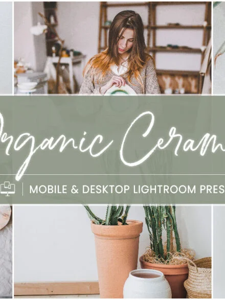 Organic Ceramic – Mobile & Desktop Lightroom Presets Graphics - Image 4