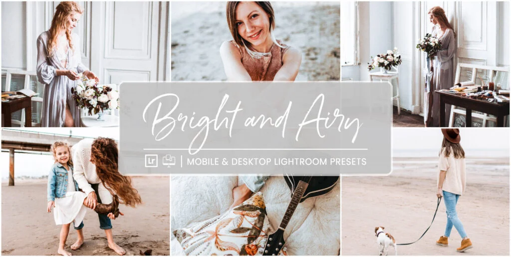 Bright and Airy – Mobile & Desktop Lightroom Presets Graphics - Image 2