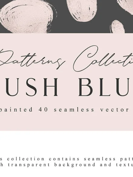 Brush Blush Patterns Graphics - Image 8