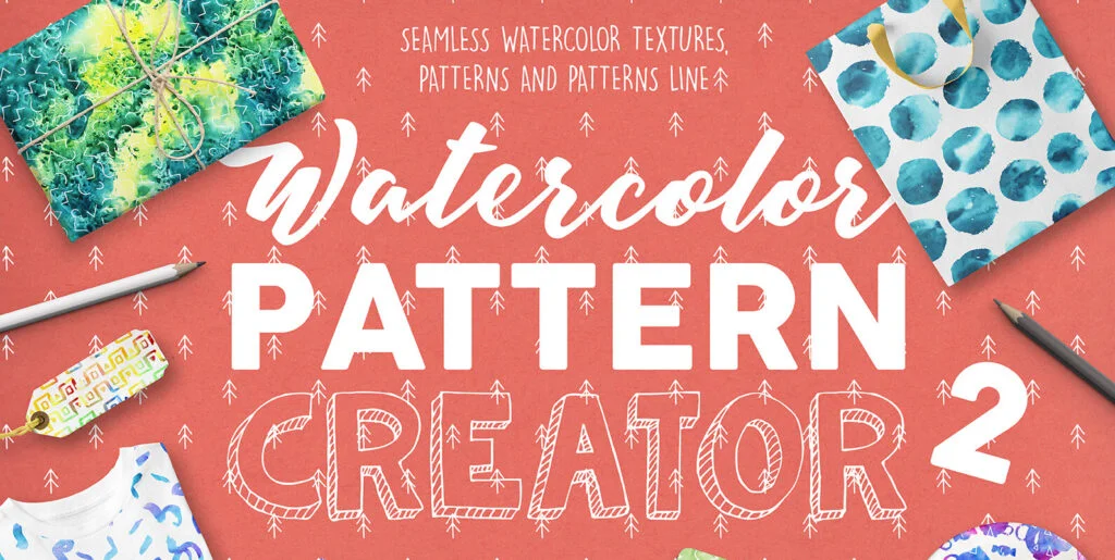 Watercolor Pattern Creator 2 Graphics - Image 1