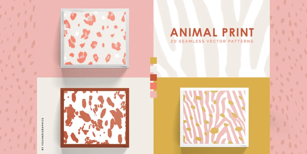 Animal Print Seamless Patterns Graphics - Image 1