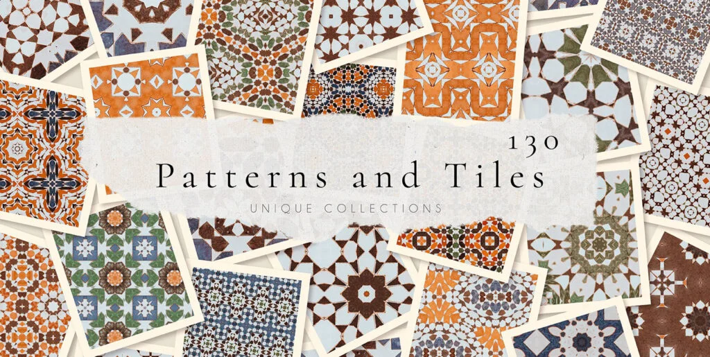 Moroccan 65 Patterns and 65 Tiles Graphics - Image 2