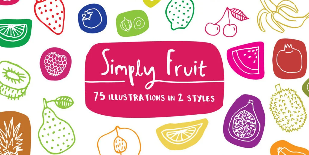 Simply Fruit Illustration Pack Graphics - Image 2