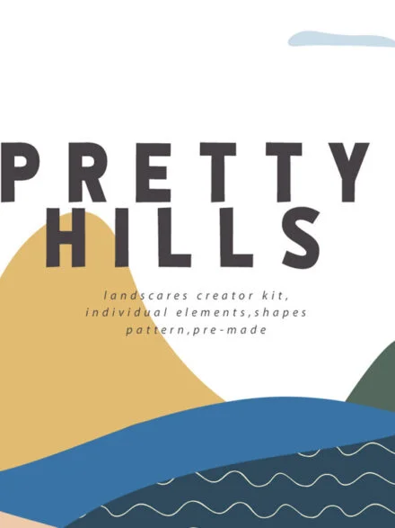 Pretty Hills – Landscapes Kit Graphics - Image 6