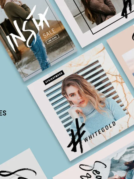 Mini Bundle Animated Instagram Posts & Stories Pack Graphics - Image 1
