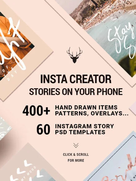 InstaElements Instagram Stories Kit Graphics - Image 1