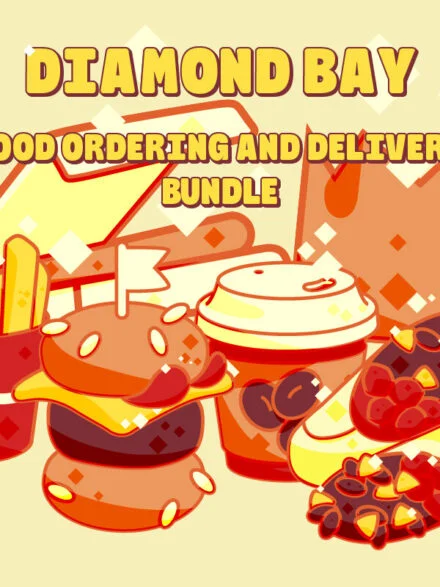 Diamond Bay Food Ordering and Food Delivery Bundle Graphics - Image 1