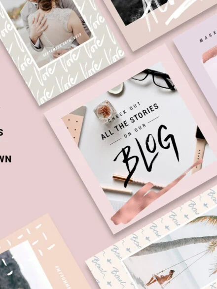 Mini Bundle Animated Instagram Rose Gold Pack Graphics - Image 8