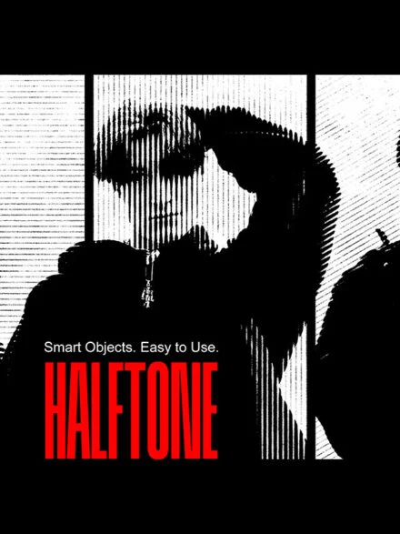 Halftone Lines Effect Graphics - Image 1