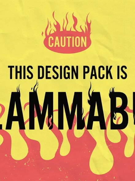 Flammable Design Pack Graphics - Image 1