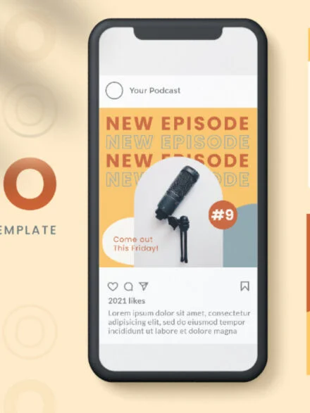 RADIO – Podcast Instagram Template Graphics - Image 5