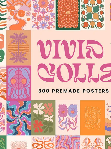 Vivid Posters Patterns Bundle Graphics - Image 12
