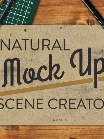 Natural Mock Up Scene Creator Graphics - Image 1