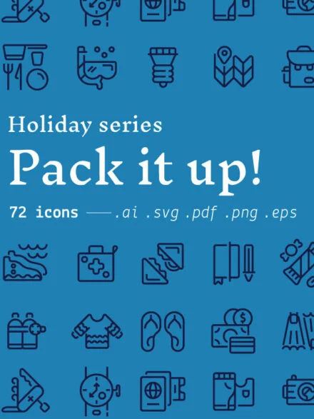 Pack it up – Holiday icons Graphics - Image 2
