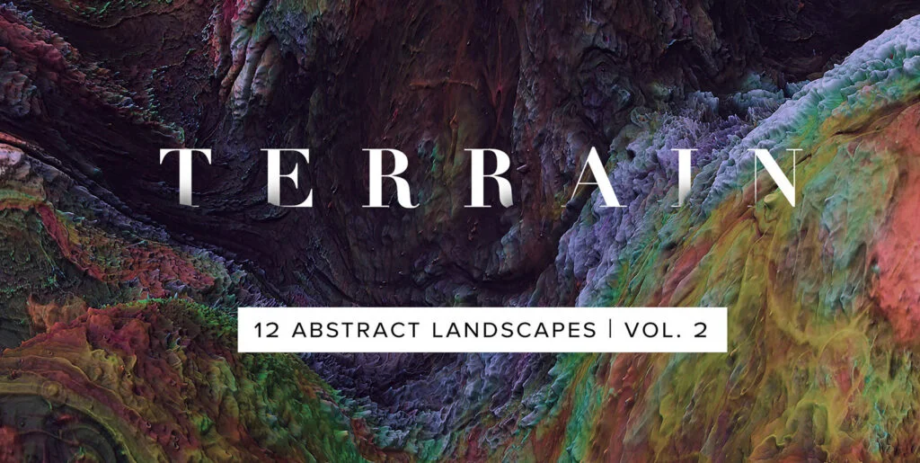 Terrain Vol 2 – Abstract 3D Landscapes Graphics - Image 1