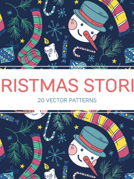 Christmas Stories Patterns Graphics - Image 3