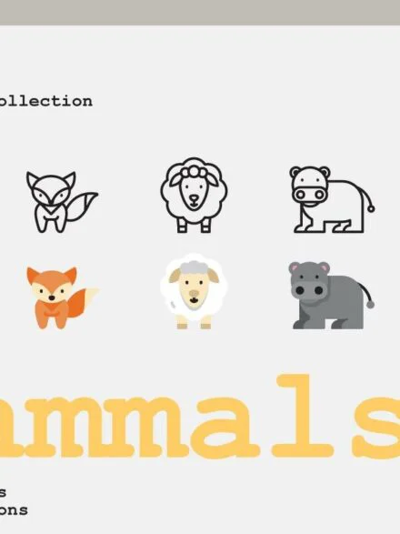Mammals Icons Graphics - Image 11