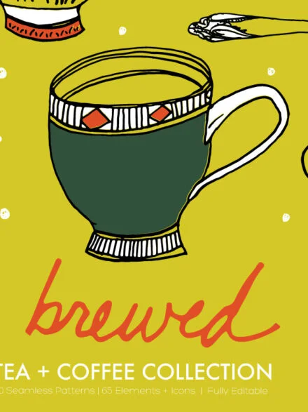 Tea and Coffee Graphics - Image 4
